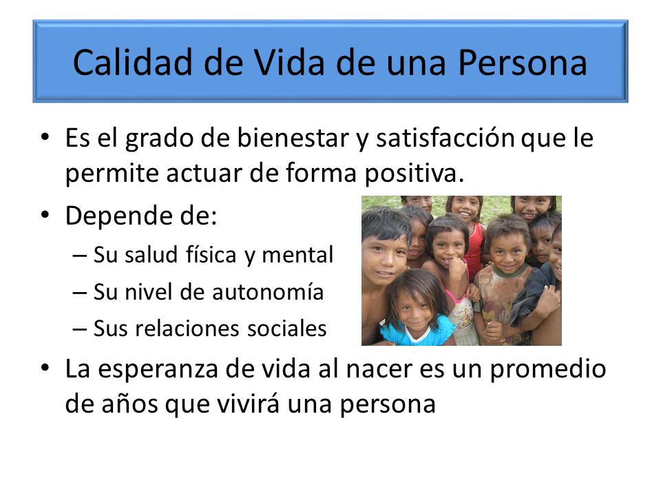 Como tener una buena calidad de vida Como tener una buena calidad de vida